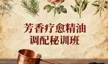 《芳香疗愈精油调配秘训班》视频课74集