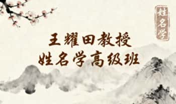 王耀田教授《姓名学高级班》视频6集