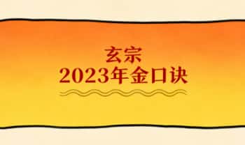 玄宗《2023年金口诀》视频课12集
