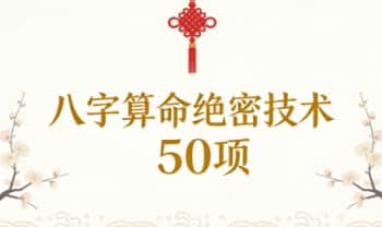 《八字算命绝密技术50项》60页.PDF电子版