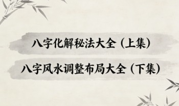 夏光明《八字化解秘法大全(上集)》《八字风水调整布局大全(下集)》2本.PDF电子版