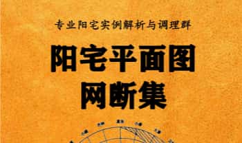 《阳宅平面图网断集》很多阳宅风水案例.380页.PDF电子版