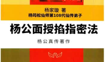 杨家璇《杨公面授掐指密法》杨筠松仙师第108代仙传弟子 201页.PDF电子版