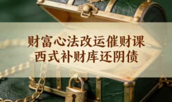 台湾能量女导师Sada《财富心法（补财库还阴债）》改运催财课程