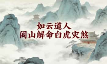 如云道人《闾山解命白虎灾煞 ：化解白虎煞星》 音频+课件