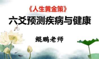 鲲鹏《怎样用六爻预测疾病与健康》视频课6集