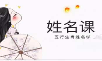宝艺《五行生肖姓名学》视频课10集