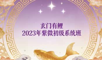 玄门有鲤_2023《紫微初级系统班》视频课共39集