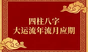 如是禅说《四柱八字-大运流年流月应期》视频课18集