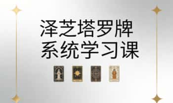 《泽芝塔罗牌系统学习课》视频课19集