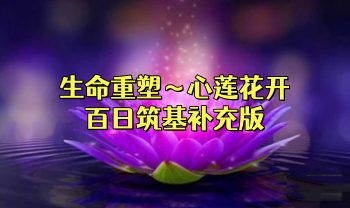 生命重塑～心莲花开（百日筑基补充版）视频19集