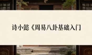诗小懿《周易八卦基础入门》24集视频课