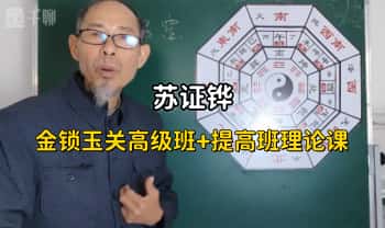 苏证铧《金锁玉关高级班+提高班理论课》2套视频课共95集
