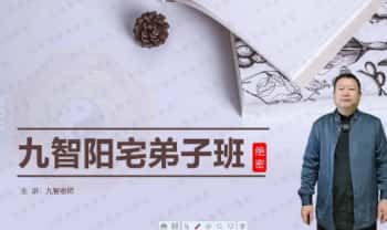 王九智《一宅断弟子班》学视频23集