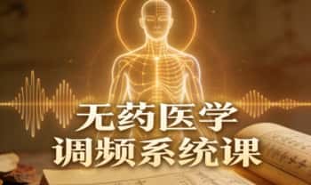 《能量医学：无药医学调频系统课》188节 视频课+音频+图文