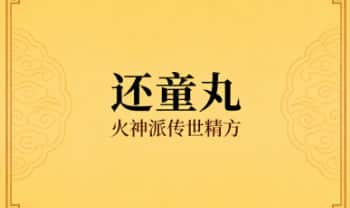 秘方：火神派传世精方“还童丸” pdf电子文档