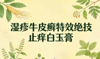 湿疹牛皮癣特效绝技《止痒白玉膏秘方》PDF文档