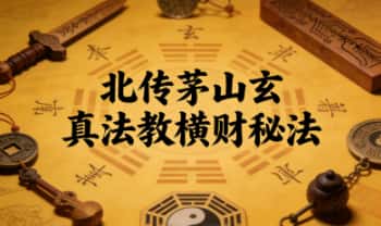 法泓《北传茅山玄真法教偏财秘法》横天借财秘法 音频+课件