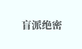 《盲派绝密》173页.PDF电子版