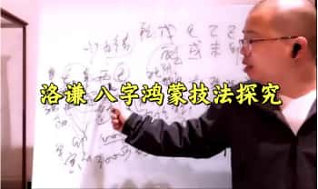 洛谦《八字鸿蒙技法探究直播11月2号—9号》视频16集