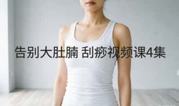 《告别大肚腩，还你A4腰》刮痧视频课 4集