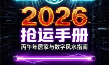 《2026丙午年抢运手册》抢占九紫离火运的居家布局图解-52页.PDF电子版