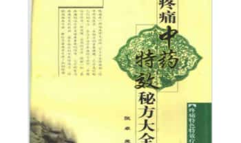 《疼痛中药特效秘方大全》700页.PDF电子版