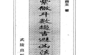 慧心斋主《紫微斗数趋吉避凶法》224页.PDF电子版