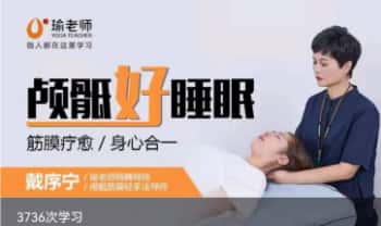 《颅骶好睡眠》入睡困难夜间易醒没时间睡 视频课6集