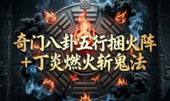 《奇门八卦五行捆火阵+丁炎燃火斩鬼法》视频+课件