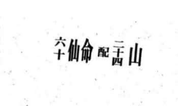 林琮学《六十仙命‮二配‬十四山》314页.PDF电子版