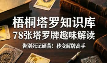 《梧桐塔罗知识库 78张塔罗牌趣味解读》143页电子版