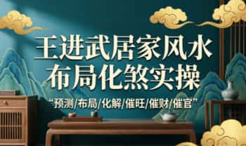 王进武《居家风水布局化煞实操全书》预测+布局+化解+催旺+催财+催官 电子书