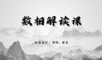 知易而行紫匍老师《数相解读数字识人旺运》12集基础课